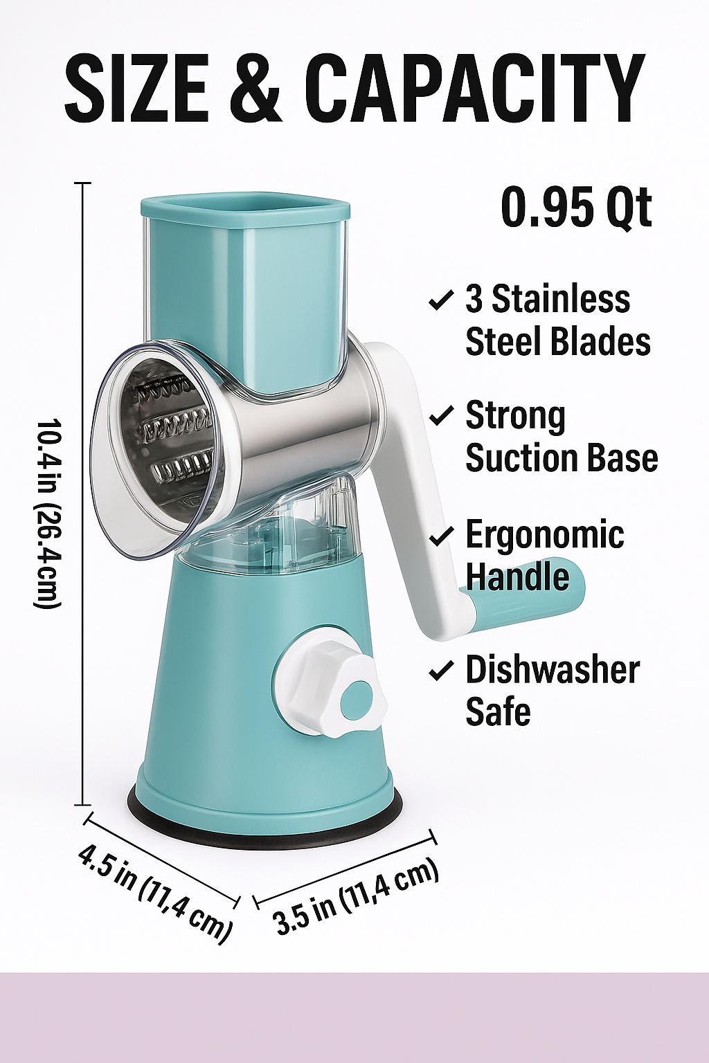 Rotary EZ Cheese Grater